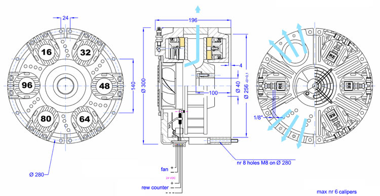 Frenos-neumáticos-monodisco-COMBIREX-RENOVA-RCC-INDUSTRIAL-dimensiones